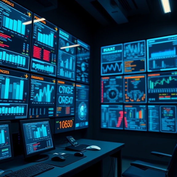 efficient digital channels, calm, managing, photorealistic, business hub with digital panels, highly detailed, with advanced control boards, ultra HD quality, cool colors, controlled lighting, shot with a macro lens.